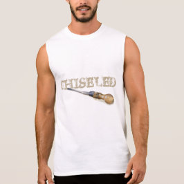 Gechiselde mannen lekkernij t-shirt