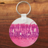 Gecilieerd epitheel onder de microscoop. sleutelhanger (Voorkant)