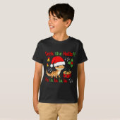 Geck The Halls Leopard Gecko Christmas Pun Pet Own T-shirt (Voorkant volledig)