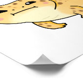 Geck Yo Act Together Funny Gecko Pun Poster (Hoek)