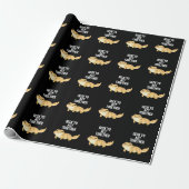 Geck You Act Samen Grappig Gecko Pun Dark BG Cadeaupapier (Uitgerold)