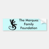 Gecko 1 bumpersticker (Voorkant)