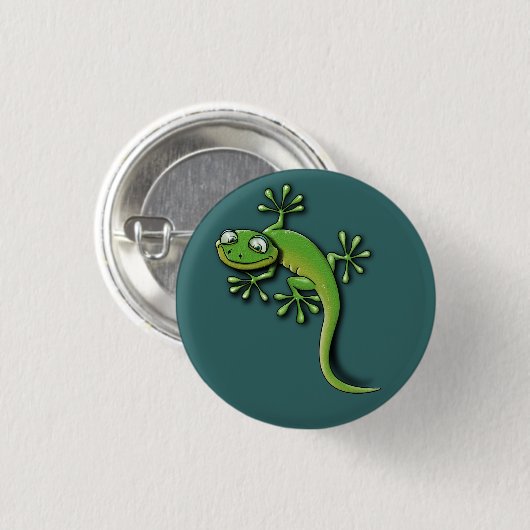 Gecko 2 ronde button 3,2 cm (Voorkant /achterkant)