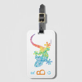 Gecko Bagagelabel (Voorkant (verticaal))