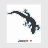 GECKO Blue Outline Sticker (Vel)