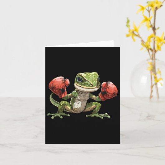Gecko Boxing Hob Kaart (Gele Bloem)