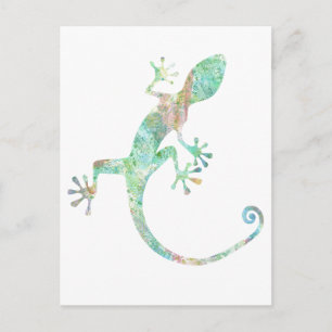 Gecko Briefkaart