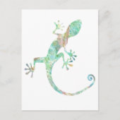 Gecko Briefkaart (Voorkant)