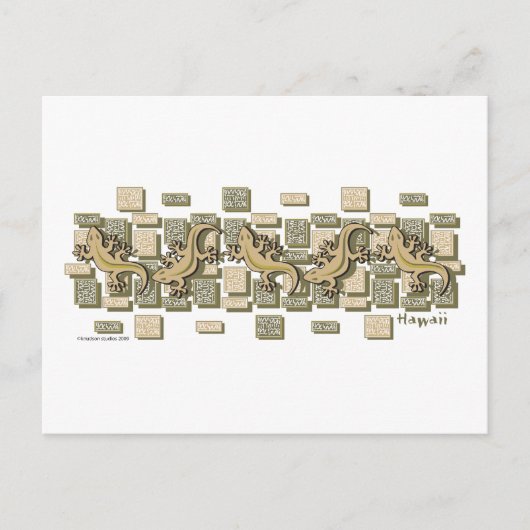 GECKO BRIEFKAART (Voorkant)