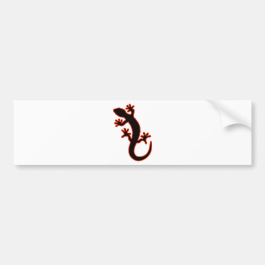 Gecko Bumpersticker (Voorkant)