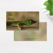 Gecko cadeau labels visitekaartje (Bureau)