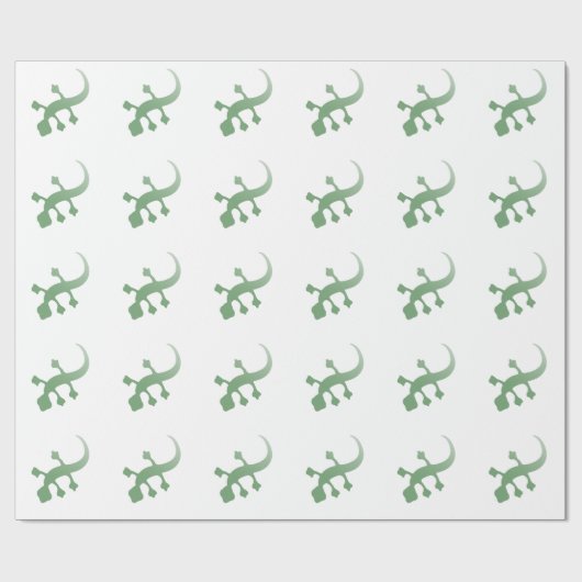 Gecko cadeaupapier (Vlak)