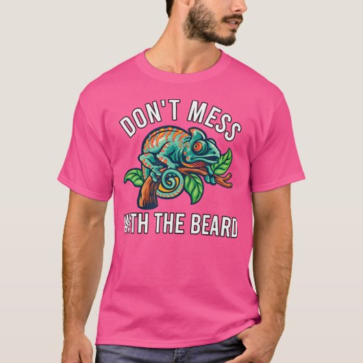 Gecko Chameleon Funny Gecko Lizard T-shirt (Voorkant)