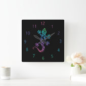 Gecko Clock Vierkante Klok (Huis)