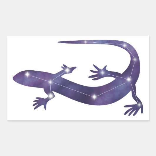 Gecko Constellation Sticker (Voorkant)