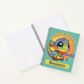 Gecko Custom Grade Naam Alfabet Nummer Lijn Dagen Notitieboek (Binnen)