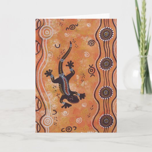 Gecko Dreaming Kaart (Voorkant)
