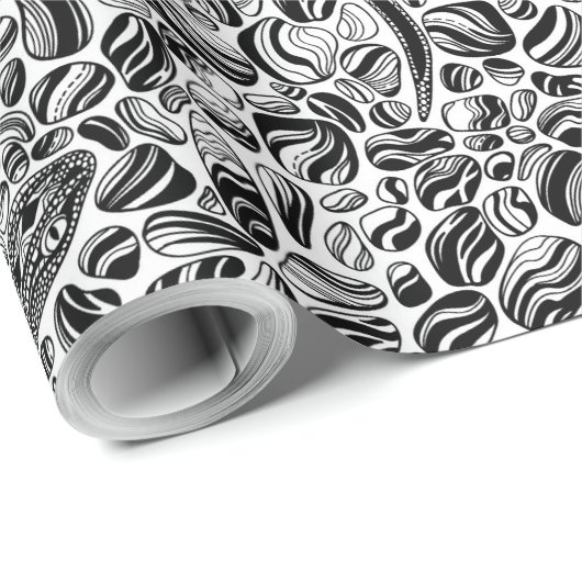 Gecko en keibels cadeaupapier (Rol Hoek)