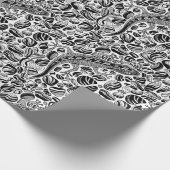 Gecko en keibels cadeaupapier (Hoek)