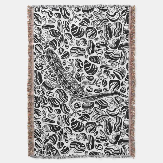 Gecko en keibels deken (Voorkant Verticaal)