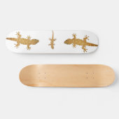 Gecko hagedis reptiel skateboard (Horizontaal)