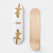 Gecko hagedis reptiel skateboard (Voorkant)