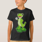 Gecko Handbalspeler Handbal T-shirt (Voorkant)