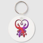 Gecko Heart Keychain (Voorkant)