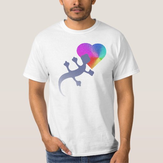 Gecko Heart T-shirt (Voorkant)