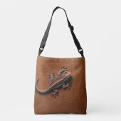 Gecko Imitatieleer ontwerp in reliëf Crossbody Tas (Achterkant)