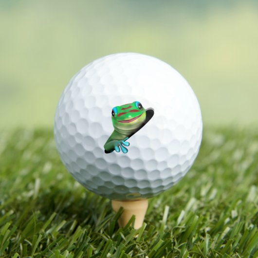 Gecko in een gat golfballen (Insitu Shirt)