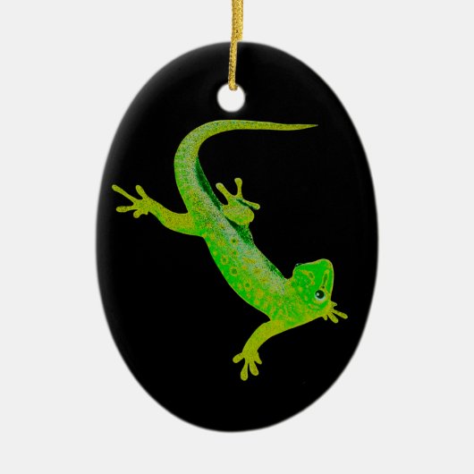 Gecko Keramisch Ornament (Voorkant)