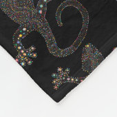 gecko LIZARD ART Fleece Deken (Hoek)