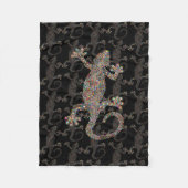 gecko LIZARD ART Fleece Deken (Voorkant)