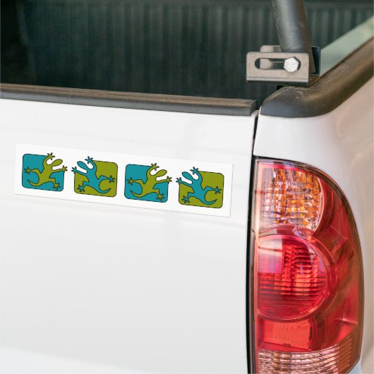 Gecko / lizard bumper sticker (Op Truck)