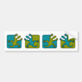 Gecko / lizard bumper sticker (Voorkant)