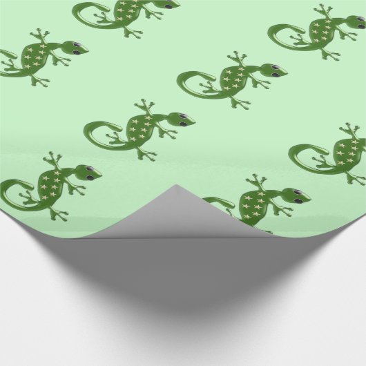 Gecko Lizard Cadeaupapier (Hoek)