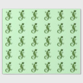 Gecko Lizard Cadeaupapier (Vlak)