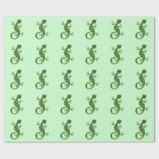 Gecko Lizard Cadeaupapier (Vlak)