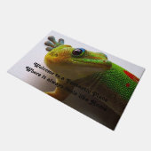 Gecko Lizard Deurmat (Schuin)