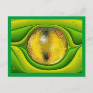 GECKO LIZARD DRAGON EYE INVITATION ZIE JE PARTIJ KAART
