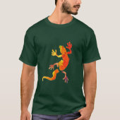 Gecko lizard eco reptiel t-shirt (Voorkant)