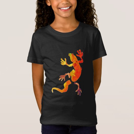 Gecko lizard eco reptiel t-shirt (Voorkant)