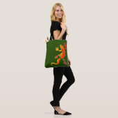 Gecko lizard eco reptiel tote bag (Op model)
