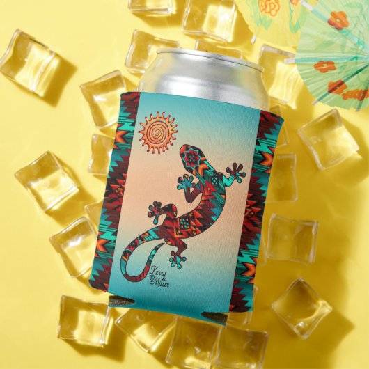 Gecko Lizard en Sun Blikjeskoeler (Insitu Zomer)