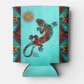 Gecko Lizard en Sun Koelbox Blikjeskoeler (Voorkant)