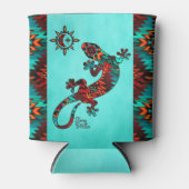 Gecko Lizard en Sun Koelbox Blikjeskoeler (Voorkant)