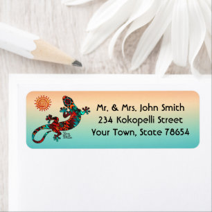 Gecko Lizard en Sun Label