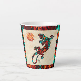 Gecko Lizard en Sun Latte Mok