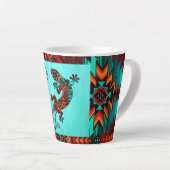 Gecko Lizard en Sun Latte Mok (Rechterhoek)